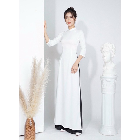Áo dài truyền thống Hanna lụa Tây Thi cao cấp, kiểu dáng thanh lịch mặc cưới hỏi lễ tết sự kiện sang trọng