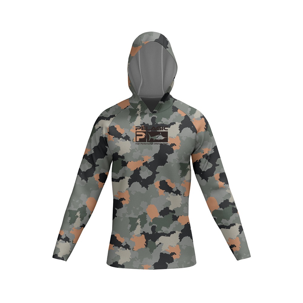 Áo Thun Nam Dài Tay Có Mũ Trùm Đầu Chống Tia Uv Thoáng Khí