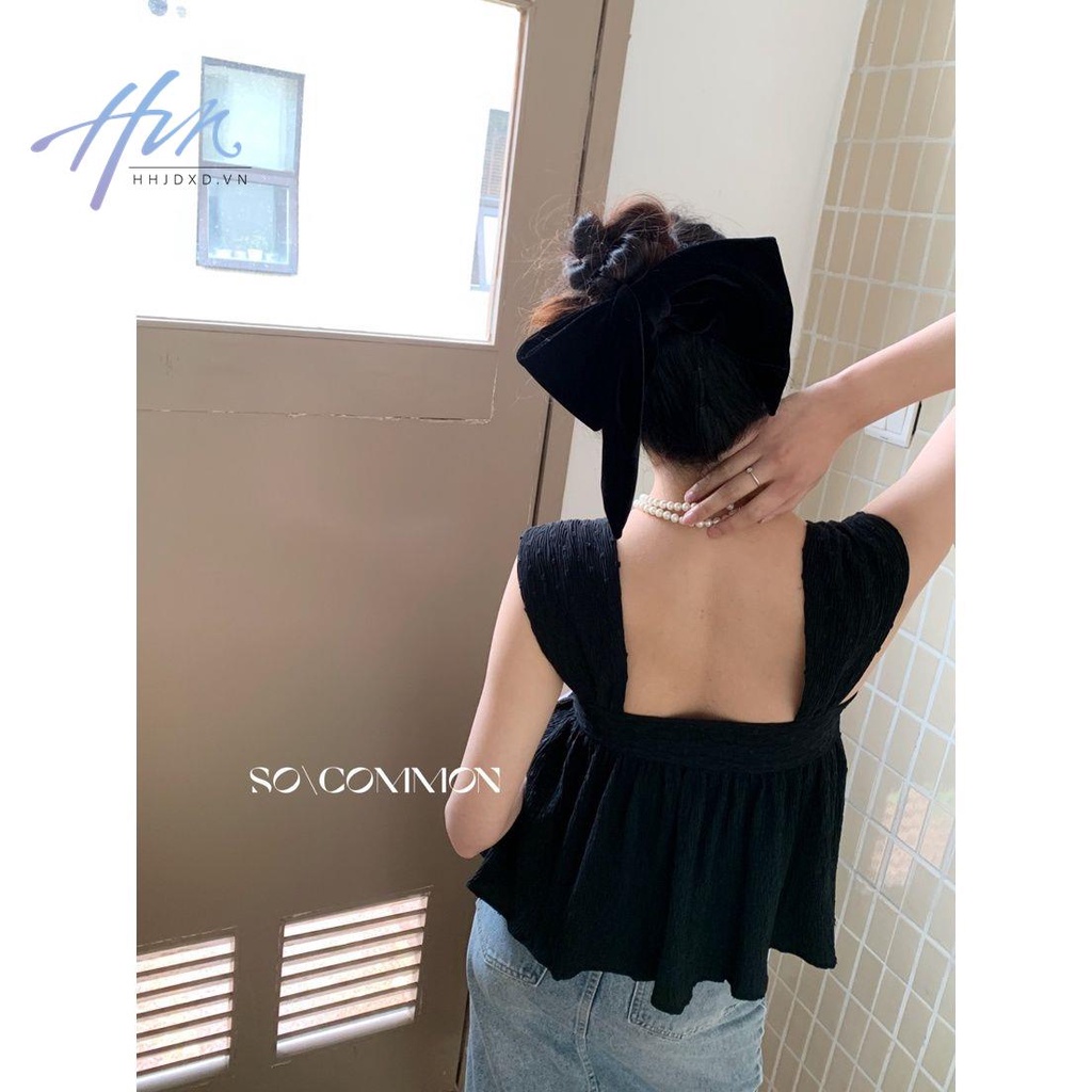 Áo Voan Cổ Vuông Xếp Ly Phong Cách Pháp Thời Trang Mùa Hè 2022 Mới Cho Nữ