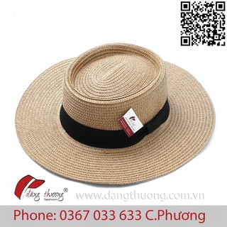 Mũ nón phớt cói fedora gaucho thời trang 2023 - TẶNG KÈM MÚT DÁN NÓN