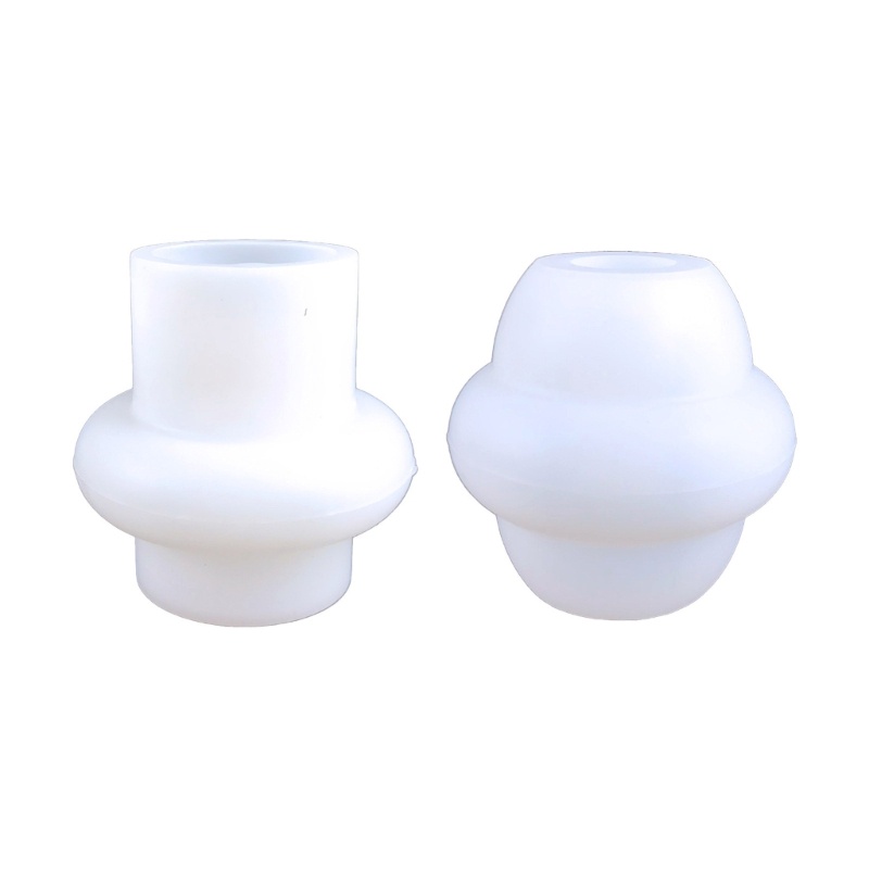 Khuôn Silicone Làm Chậu Hoa Bằng Resin Epoxy Độc Đáo Trang Trí Nhà Cửa DIY