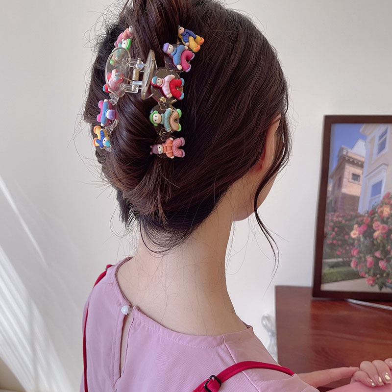 Kẹp Tóc Cỡ Lớn Phong Cách Dễ Thương Cho Bé Gái