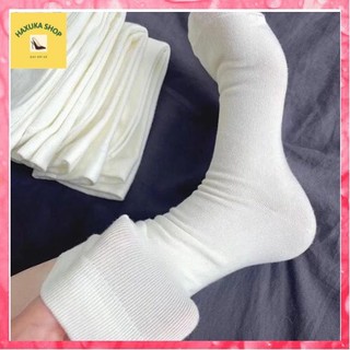 Tất cổ cao - vớ nữ 100% cotton mềm mịn thấm hút thoáng mát