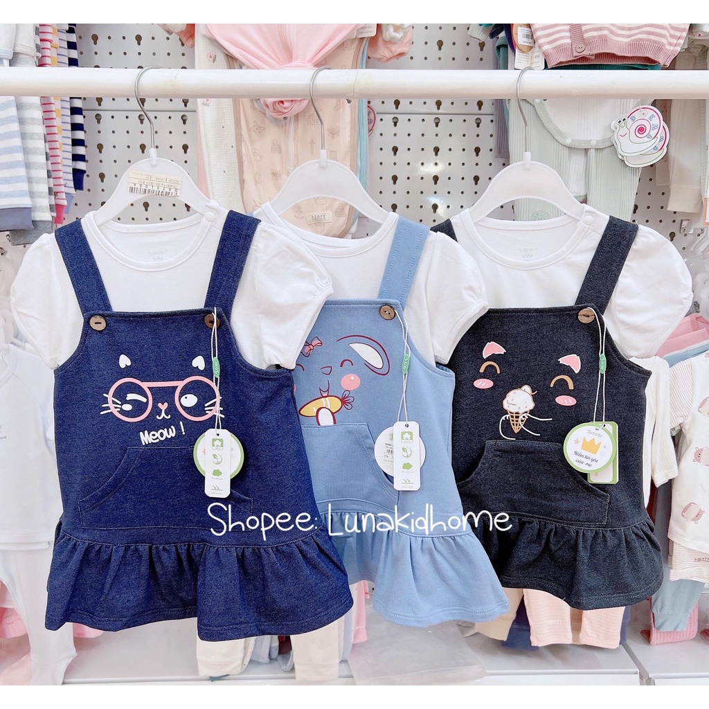 Set váy bé gái JUDOBY mềm mịn (6-9m)