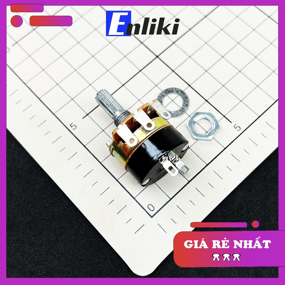 Triết Áp Công Tắc 2W WH138 Cao 20mm 10K 50K 100K 500K