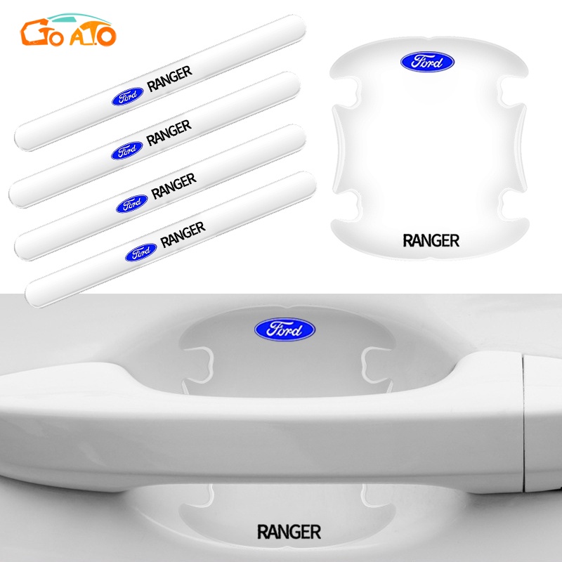 GTIOATO Cho Ford Ranger Miếng Dán Tay Nắm Cửa Ô Tô Trong Suốt Chống Xước Trầy Xe Hơi Miếng Dán Hõm Cửa Ô Tô Dán Xe Trang Trí ô Tô