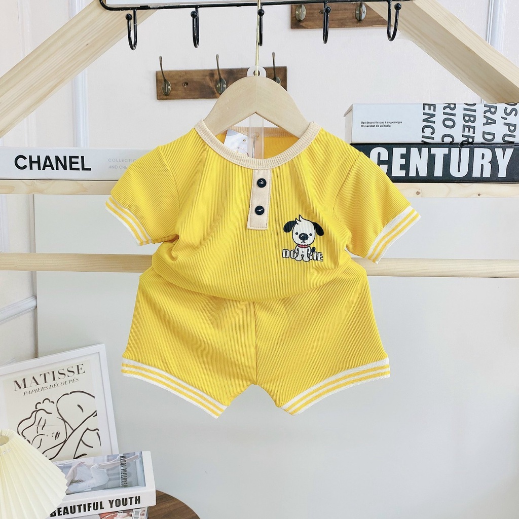 Bộ quần áo trẻ em cộc tay,đồ bộ cộc tay cho bé trai và bé gái từ 7kg đến 17kg  - A SHOP 01