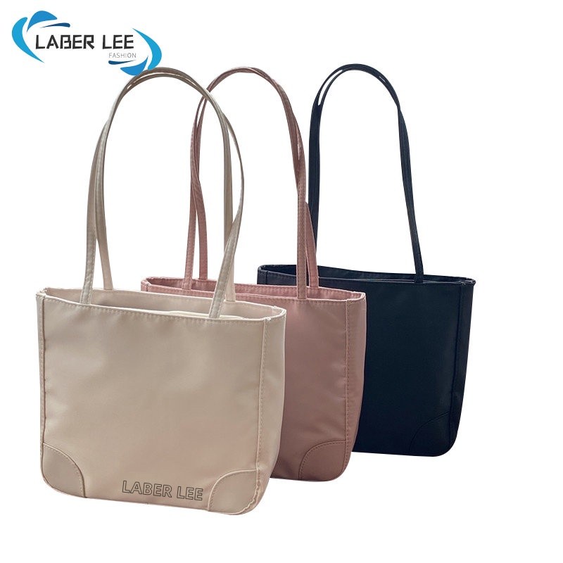 Túi tote đeo vai LABER LEE bằng nylon siêu nhẹ chống nước thời trang cho nữ