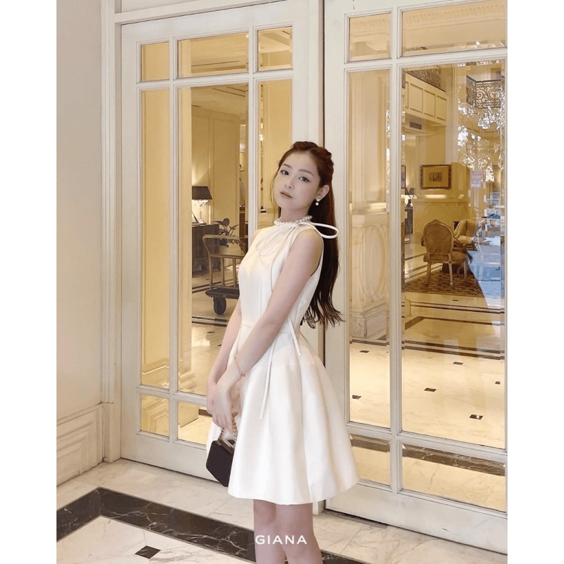 SALE LỚN CHO MỌI NHÀ - ĐẦM TAPTA CỔ KÍN ÔM EO DÁNG XÒE NGẮN CỰC NỮ TÍNH DỄ THƯƠNG ĐI CHƠI DỰ TIỆC UP  SHOP HHP FASHION