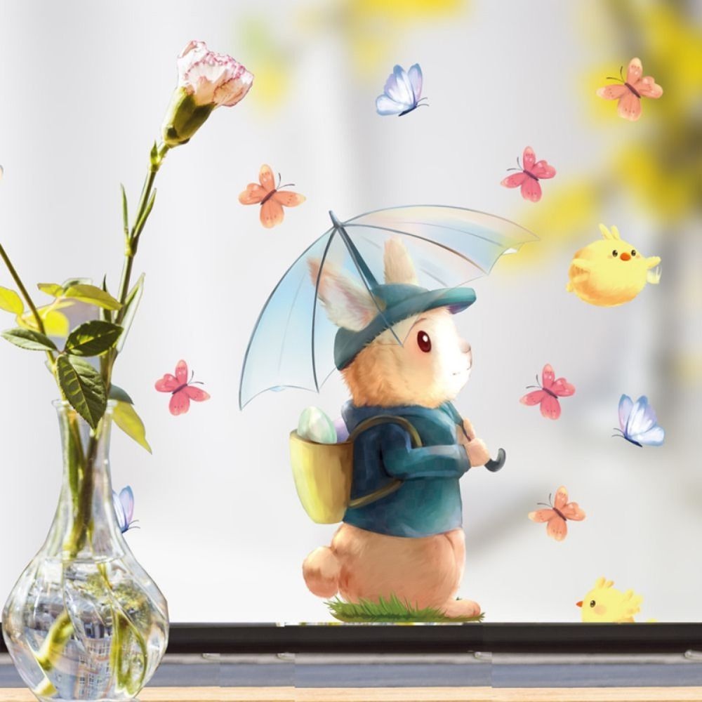 Sticker Dán Tường Tự Dính Bằng PVC Trang Trí Nhà Cửa Sáng Tạo