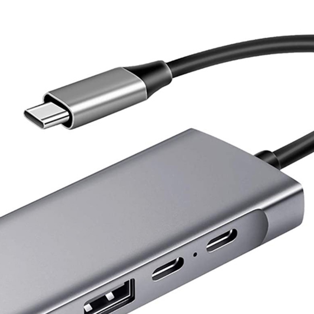 Trạm Sạc Nhanh PD Chuyển Đổi Cổng Type-C Sang HDMI 4K USB3.0 9 Trong 1 Cho Văn Phòng