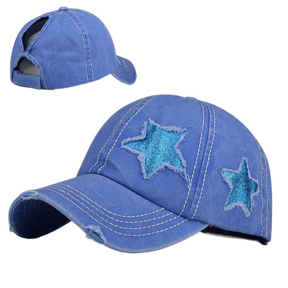 Mũ Lưỡi Trai Cotton Đính Kim Tuyến Lấp Lánh Thời Trang Hàn Quốc