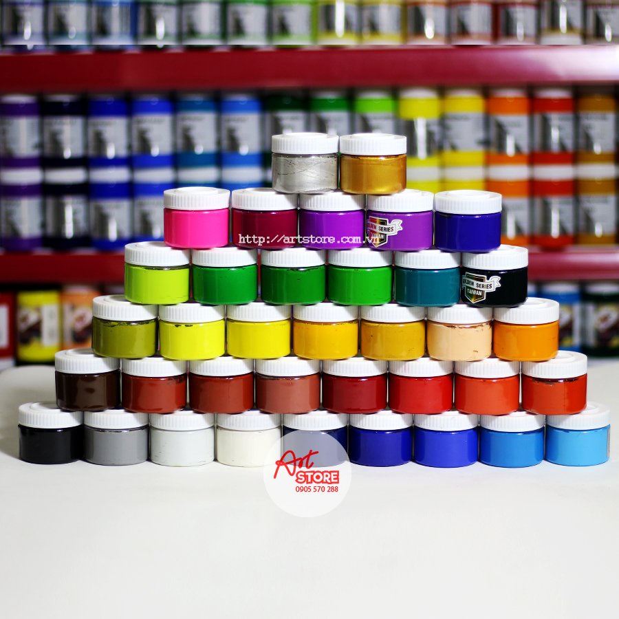 Màu Bột, Màu Gouache Paint Sunway 100ml - Hoạ Cụ Artstore