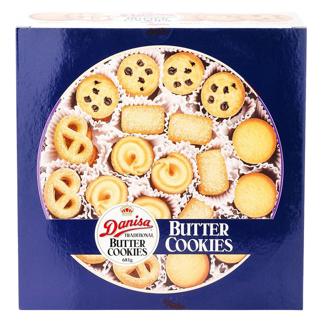 Hot Bánh Quy Bơ Danisa Hộp Thiếc  681g