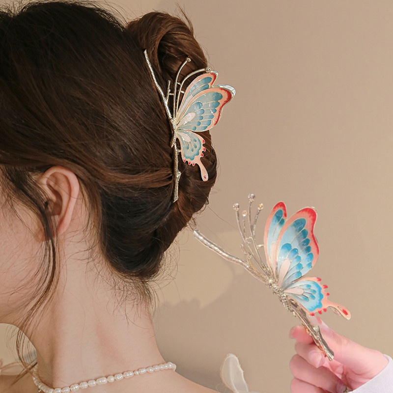 Kẹp Tóc Hình Bướm / Cá Mập Độc Đáo Thời Trang Cho Nữ