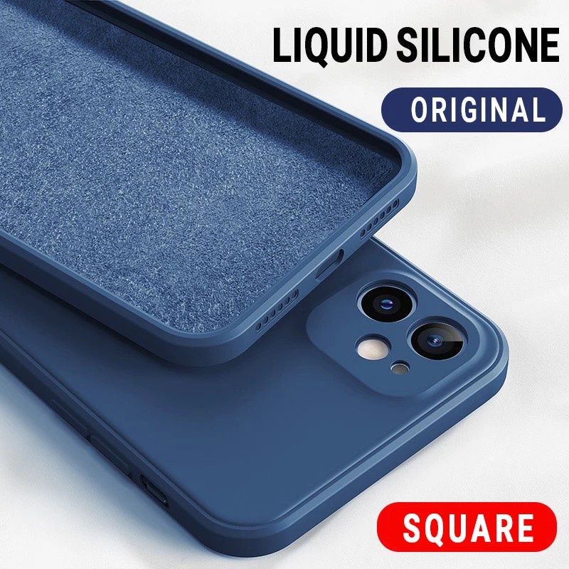 Ốp điện thoại silicon mềm chống bẩn viền đáy cho For IPhone 14 12 Mini Pro Max
