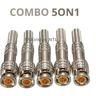 Rắc cắm bnc combo5 cái siêu bền không gỉ camera