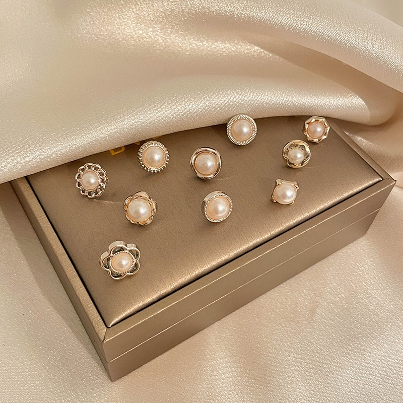 Ghim Cài Cổ Áo Mini Dễ Thương Phong Cách Hàn Quốc