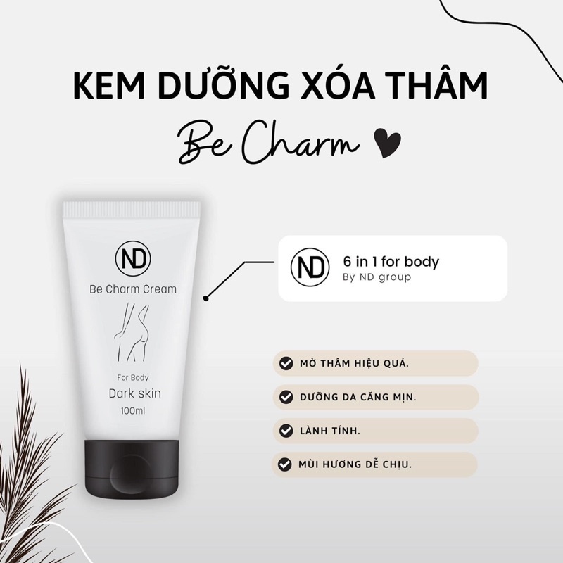 Kem Mờ Thâm Mông ND Be Charm Mẫu Mới Chính Hãng