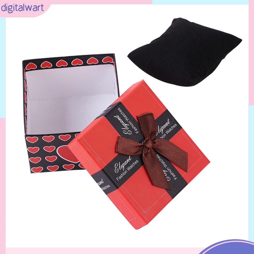 Hộp Đựng Trang Sức / Đồng Hồ / Vòng Đeo Tay Đính Nơ Dùng Làm Quà Tặng