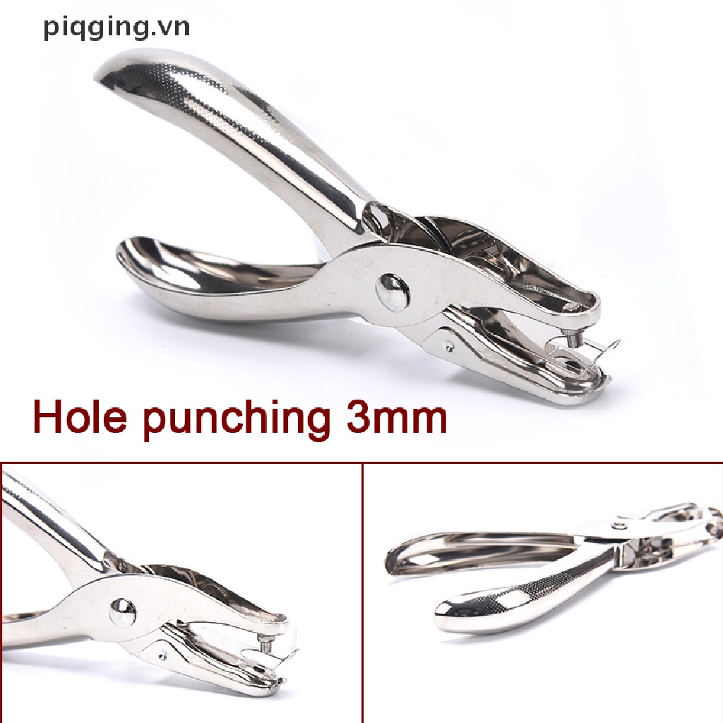 Dụng Cụ Bấm Lỗ Giấy Một Lỗ 3mm Cầm Tay DIY