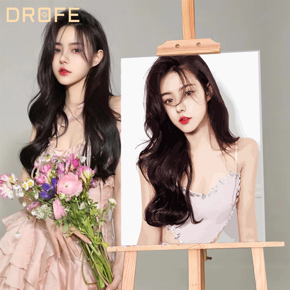 Tranh số hoá DROFE 24/36/48 màu đặt in tùy chỉnh theo yêu cầu cá nhân