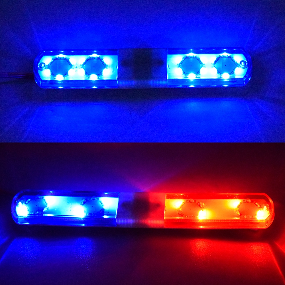 Đèn LED Báo Động Đa Năng Cho Xe Cảnh Sát Điều Khiển Từ Xa 1 / 10 1 / 8 HSP Kyosho Traxxas