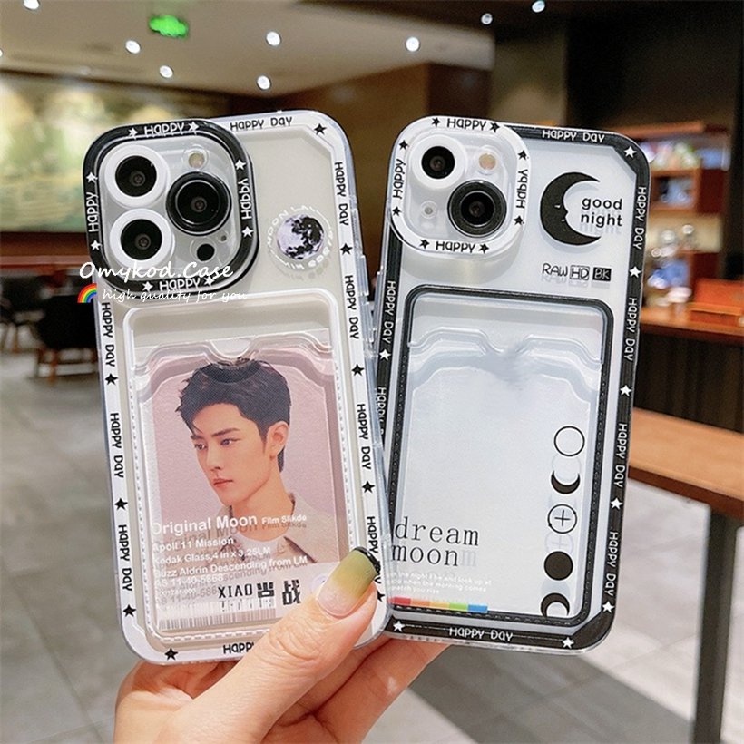 Ốp Điện Thoại Hình Mặt Trăng Cho Samsung A14 A13 A12 A04 A03S A02S A53 A73 A33 A23 A52 A51 A71 A72 A32 A22 A50 A50S A30S A02 A21S M23 S22