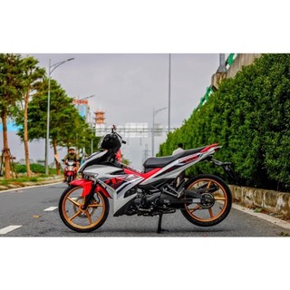 Dàn áo exciter 150 trắng đỏ mẫu tem y15zr