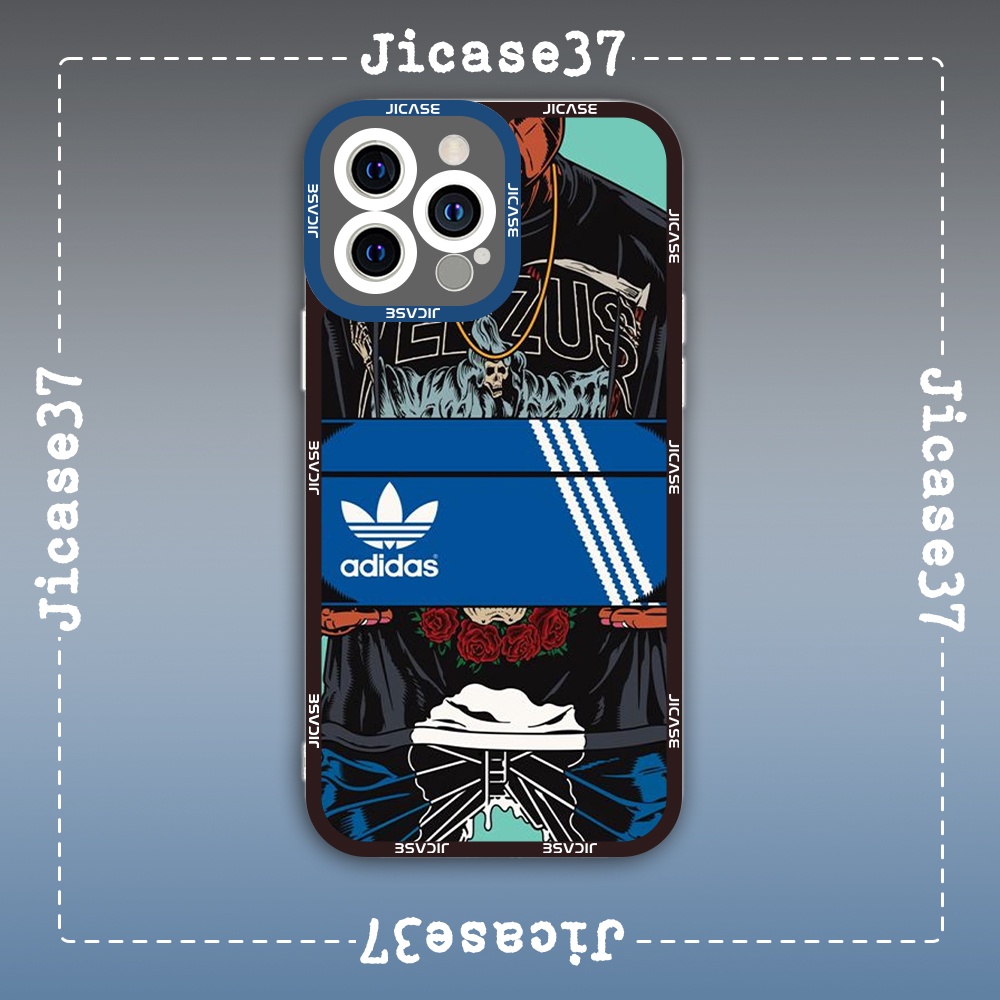 Ốp lưng iphone và samsung xiaomi oppo cạnh vuông Jicase JMcase Adidas Death Thời Trang Fashion Logo