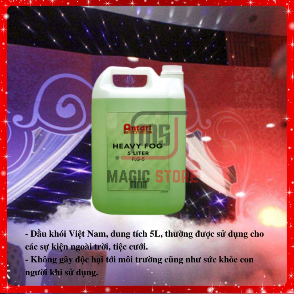 Nước tạo khói antari Việt Nam dùng cho các loại máy khói sân khấu thông dụng