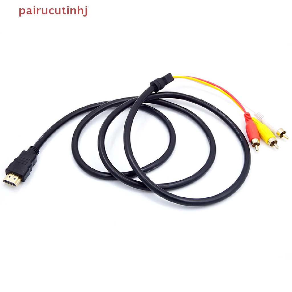 Cáp Chuyển Đổi HDMI Sang 3 RCA AV Dài 1.5m Chuyên Dụng Cho HDTV 1080P