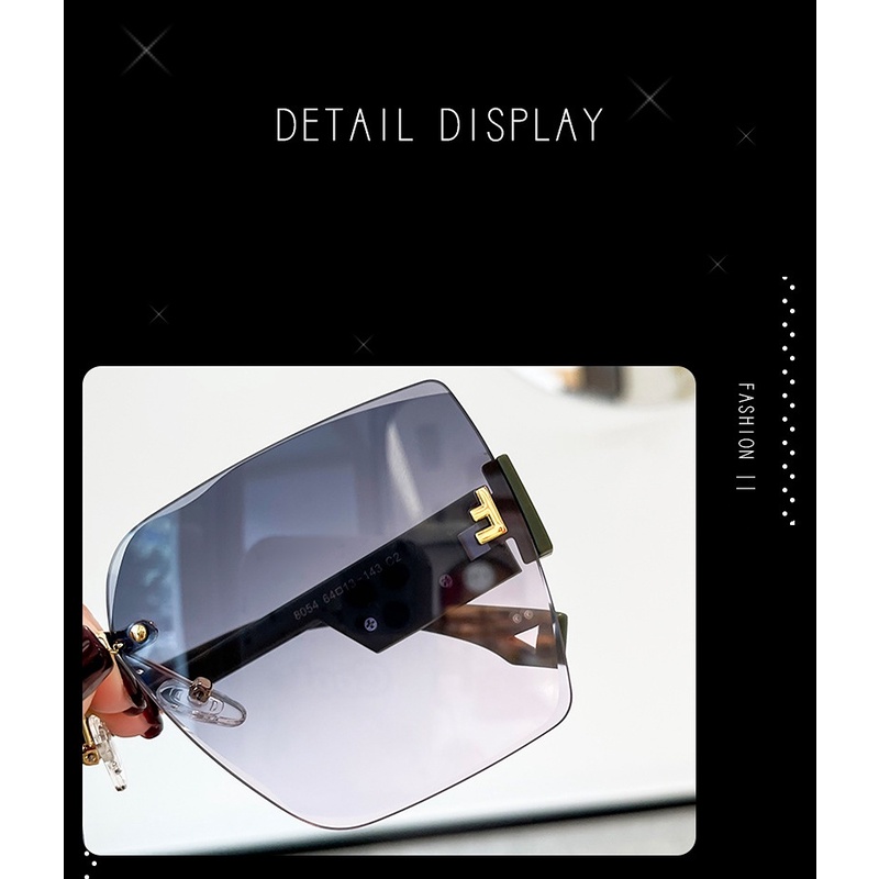 Kính Mát Gọng Vuông Lớn Phong Cách Âu Mỹ Thời Trang Cho Nữ