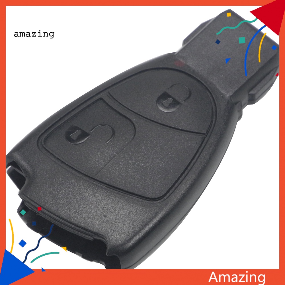 Vỏ Chìa Khóa Điều Khiển Từ Xa 2 Nút Cho Xe Hơi Mercedes B-enz B C E S ML SLK CLK