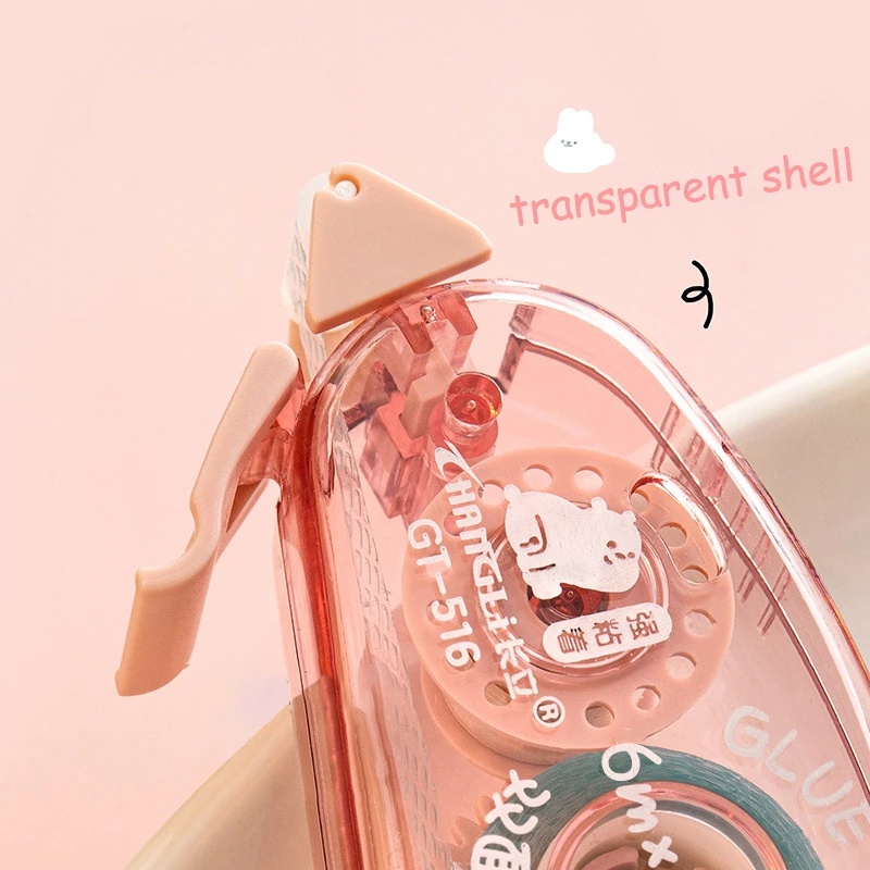 Cuộn Băng Keo Hai Mặt 8m Họa Tiết Chấm Bi Dùng Trang Trí Sổ Tay DIY