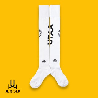 Vớ đầu gối utaa logo panther màu trắng | tất / vớ đầu gối thể thao golf utaa