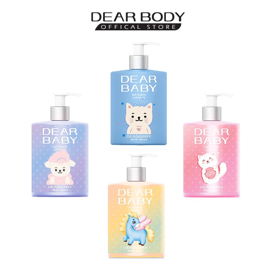Dầu Tắm Gội Cho Trẻ Em DEAR BABY Shampoo & Shower Gel 500ml