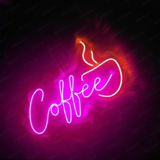 Đèn Led Trang Trí Cửa Hàng Cafe