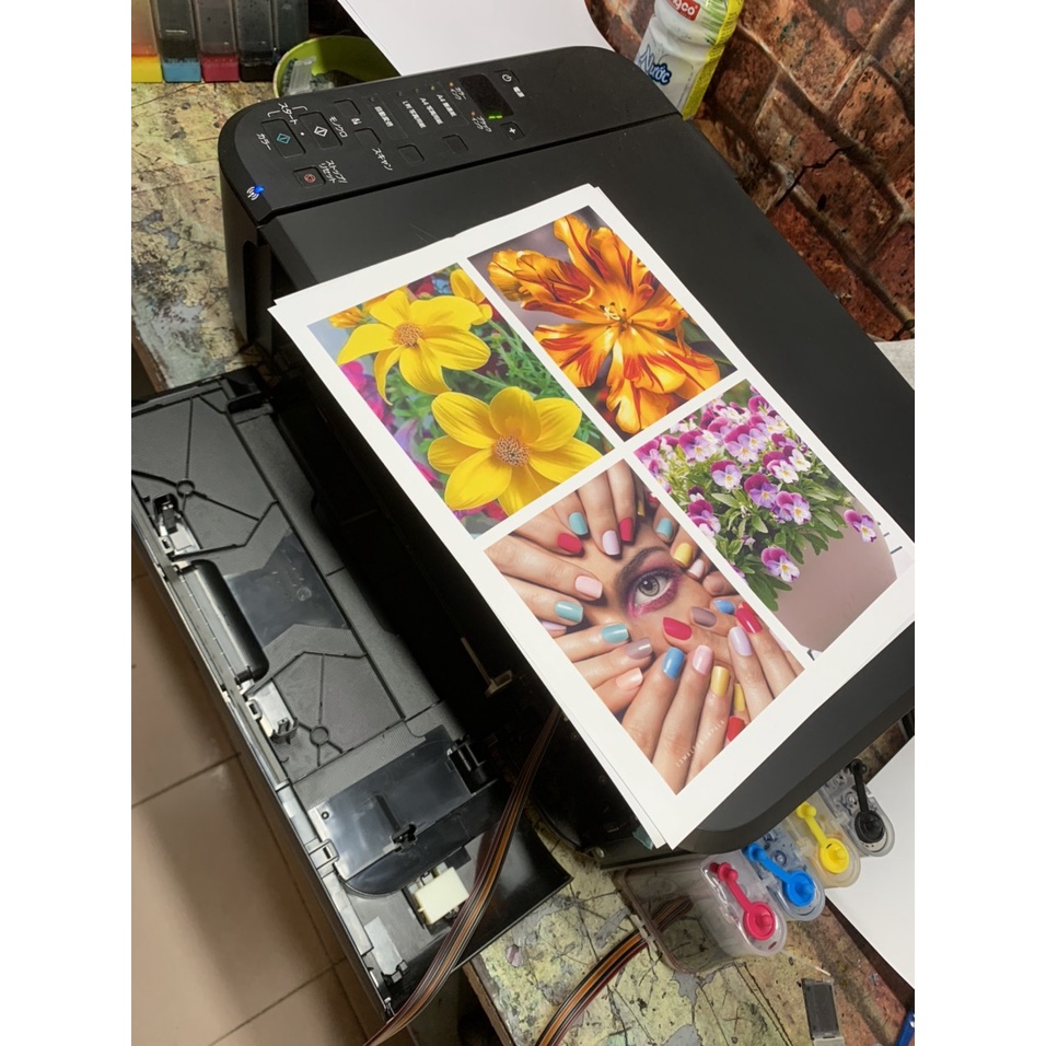Máy in canon MG3130 - MG3630 - MG3530 - MG4230 wifi in từ điện thoại, mực in liên tục