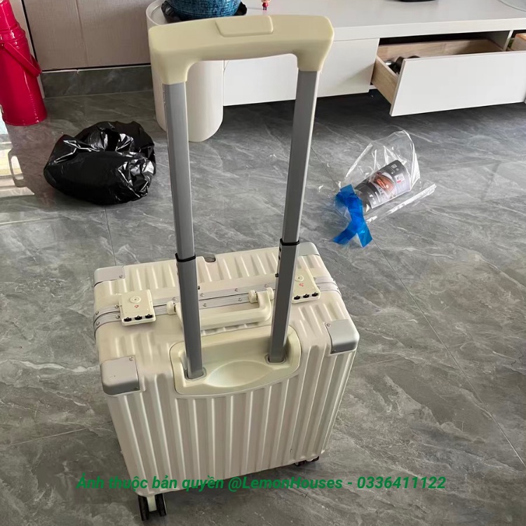 Vali khung nhôm khóa sập size 16, 18, 20 vuông cao cấp chống trộm, chống vỡ