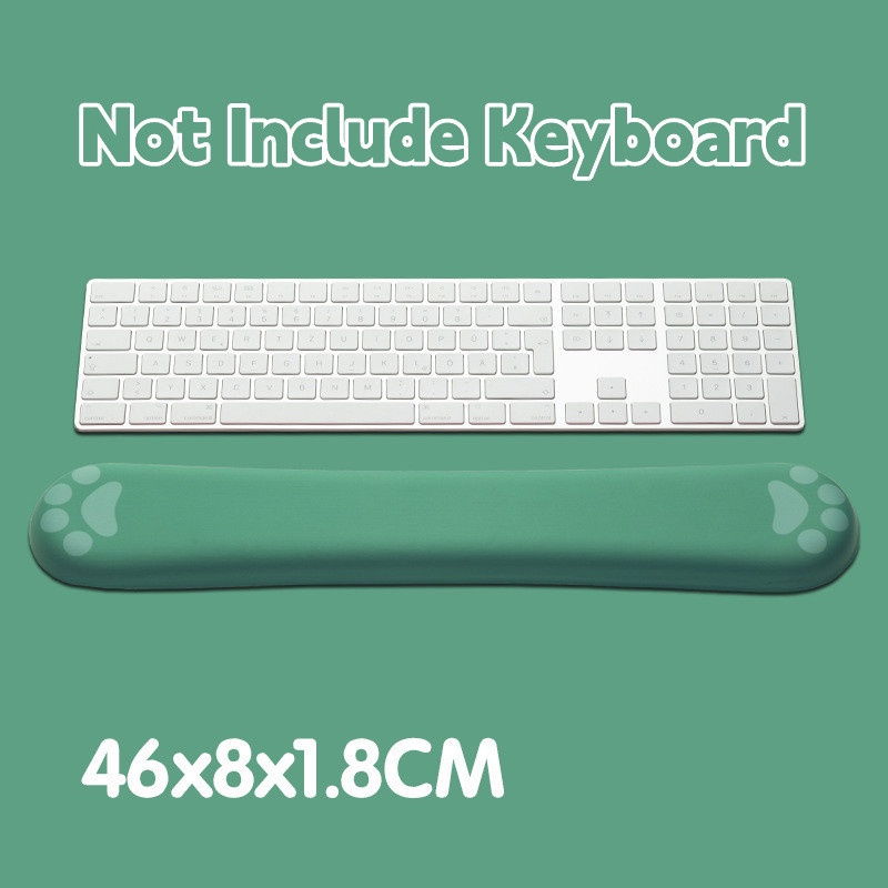 Đệm Kê Cổ Tay Sử Dụng Chuột Và Bàn Phím Hình Chân Mèo Dễ Thương