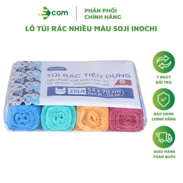 Lô Túi Rác Nhiều Màu Tiện Dụng Soji Inochi