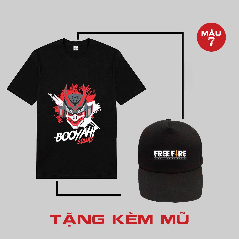 HOT nhất⚡️TẶNG KÈM MŨ FF 🎁 ⚡Áo thun game in hình Free Fire cực chất ❤