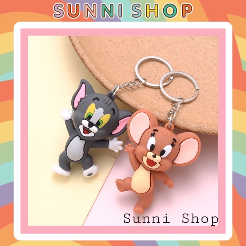 Cặp Móc Khoá Tom và Jerry Xinh Xỉuu