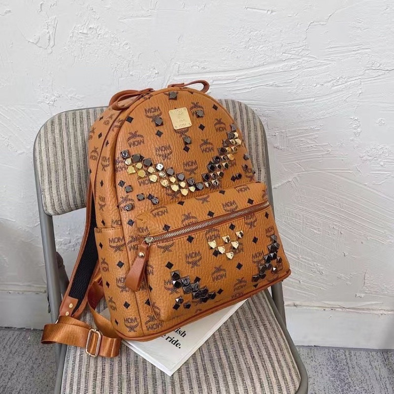 Balo thời trang Nữ balo da cao cấp hoạ tiết đính đá sang kích thước 40cm