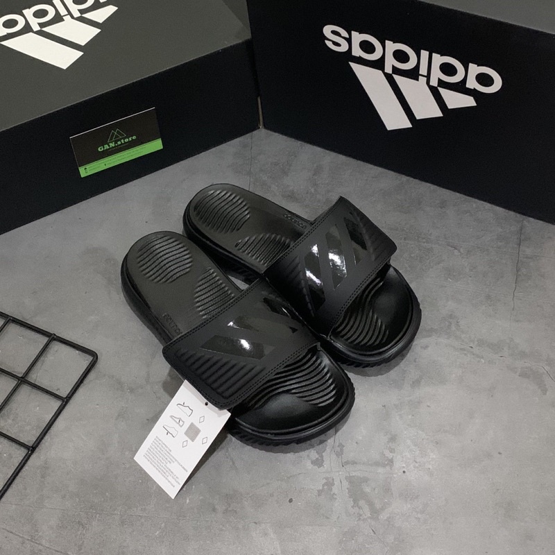 Dép Adidas Alphabounce Đen Full - Dép quai ngang chất, chuẩn, xịn