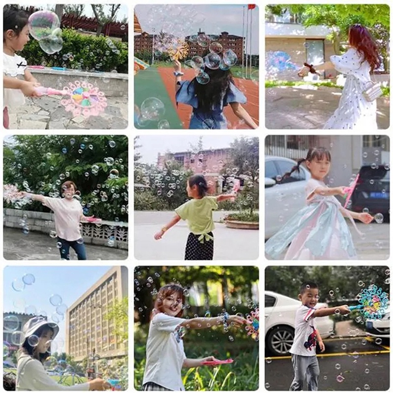 Đồ chơi thổi bong bóng TOYS hình cối xay gió cho bé