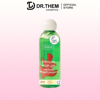 Dung Dịch Vệ Sinh Ziaja intima Vỏ Sồi 200ml - Intimate Wash Gel Oak Bark Astringent Properties- Dr Thêm