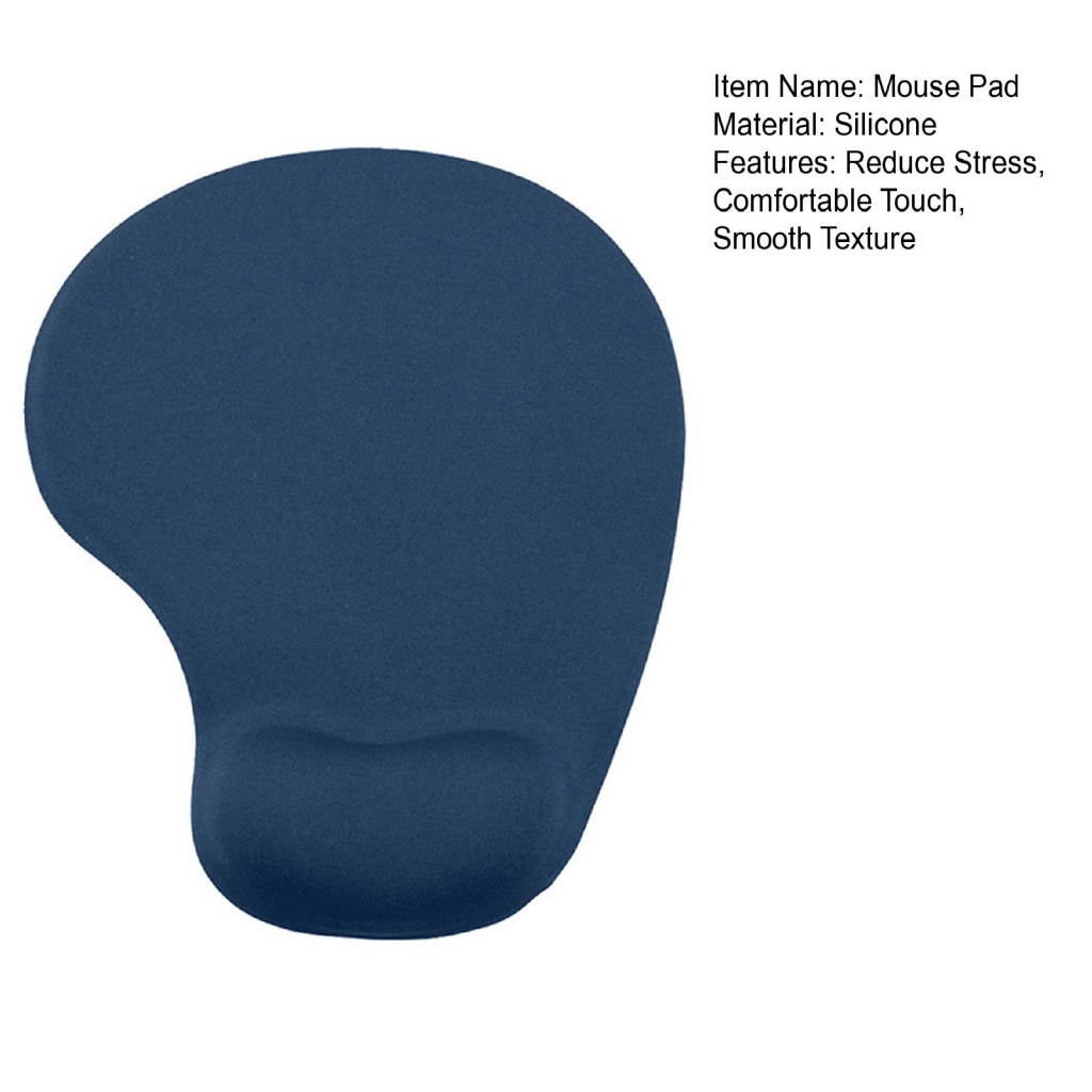 Tấm Lót Chuột PC Hình Hoa Hướng Dương Siêu Mềm Chống Trượt Giảm Mệt Mỏi Kèm Đệm Kê Cổ Tay Tiện Dụng