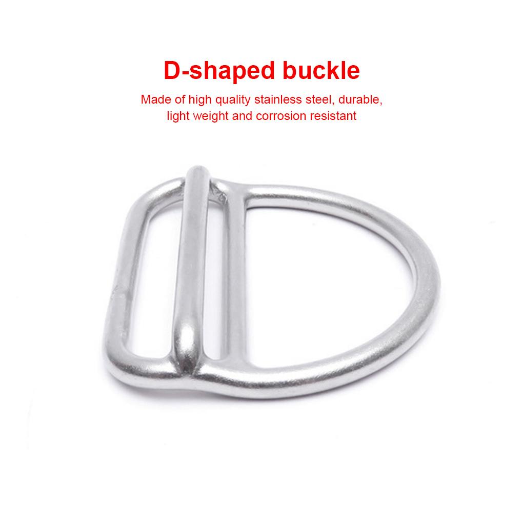 Vòng Khóa Chữ D Bằng Thép Không Gỉ Chuyên Dụng Cho Thiết Bị Lặn Biển